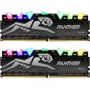 Apacer EK.16GAV.GQNK2 DDR4 16GB 2x8GB 2666 MHz Panther Rage RGB Silver