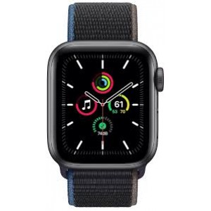 Apple Watch SE GPS + Cellular 40mm Space Grey Aluminium Charcoal Sport Loop MYEL2