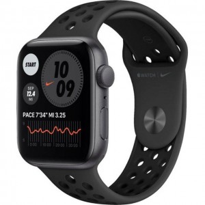 Apple Watch SE Nike GPS 44mm Space Gray Aluminium Case With Anthracite Black Nike Sport Band MYYK2