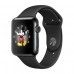 Apple Watch Series 2 42mm Black Stainless Steel Case With Black Sport BandMP4A2