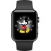 Apple Watch Series 2 42mm Black Stainless Steel Case With Black Sport BandMP4A2