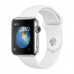 Apple Watch Series 2 42mm Silver Aluminum Case With White Sport Band MNPJ2