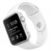 Apple Watch Series 2 42mm Silver Aluminum Case With White Sport Band MNPJ2