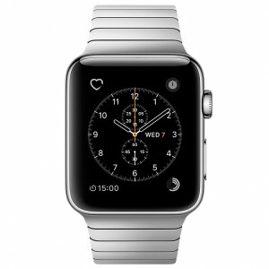 Apple Watch Series 2 42mm Stainless Steel Case With Silver Link Bracelet MNPT2
