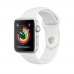 Apple Watch Series 3 38mm GPS Silver Aluminium Case with White Sport Band MTEY2