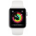 Apple Watch Series 3 38mm GPS Silver Aluminium Case with White Sport Band MTEY2