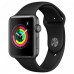 Apple Watch Series 3 38mm GPS Space Gray Aluminum Case with Gray Sport Band MTF02