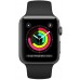 Apple Watch Series 3 42mm GPS Space Gray Aluminum Case With Black Sport Band MQL12