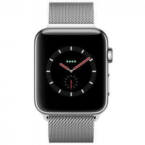 Apple Watch Series 3 42mm GPS Stainless Steel Case with Milanese Loop (MR1U2)