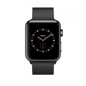 Apple Watch Series 3 GPS + Cellular 42mm Space Black Stainless Steel Case Space Black MilaneseMR1V2