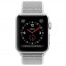 Apple Watch Series 3 GPS + LTE 38mm Silver Aluminum With Seashell Sport Loop MQJR2