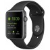 Apple Watch Series 3 GPS + LTE 38mm Space Black Stainless Steel Case With Black Sport BandMQJW2