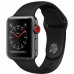 Apple Watch Series 3 GPS + LTE 38mm Space Gray Aluminum Case With Gray Sport Band MQKG2