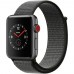 Apple Watch Series 3 GPS + LTE 38mm Space Gray Aluminum Case with Black Sport Loop MRQE2