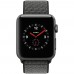 Apple Watch Series 3 GPS + LTE 38mm Space Gray Aluminum Dark Olive Sport MQJT2