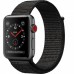 Apple Watch Series 3 GPS + LTE 42mm Space Gray Aluminum Case with Black Sport Loop MRQF2