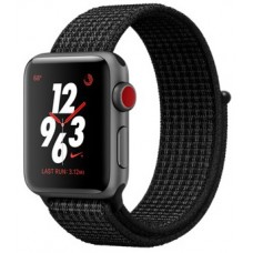 Apple Watch Series 3 Nike+ GPS + LTE 38mm Space Gray Aluminium Case With Black/Pure Platinum MQL82