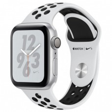 Apple Watch Series 3 Nike+ GPS + LTE 42mm Silver Aluminum Case With Pure Platinum/Black Band MQLC2