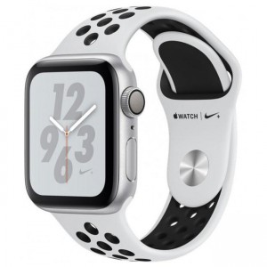 Apple Watch Series 3 Nike+ GPS + LTE 42mm Silver Aluminum Case With Pure Platinum/Black Band MQLC2