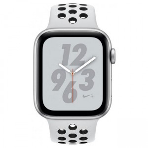 Apple Watch Series 3 Nike+ GPS + LTE 42mm Silver Aluminum Case With Pure Platinum/Black Band MQLC2