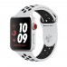 Apple Watch Series 3 Nike+ GPS + LTE 42mm Silver Aluminum Case With Pure Platinum/Black Band MQME2