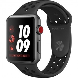 Apple Watch Series 3 Nike+ GPS + LTE 42mm Space Gray Aluminum Case Anthracite/Black Nike Sport MQMF2