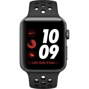 Apple Watch Series 3 Nike+ GPS + LTE 42mm Space Gray Aluminum Case Anthracite/Black Nike Sport MQMF2