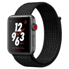 Apple Watch Series 3 Nike+ GPS + LTE 42mm Space Gray Aluminum Case With Black/Pure Platinum MQLF2