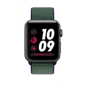 Apple Watch Series 3 Nike+ GPS + LTE 42mm Space Gray Aluminum With Mig Fog Sport Loop MQLH2
