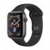 Apple Watch Series 4 GPS + Cellular 40mm Space Black Stainless Steel Case Black Sport Band MTVL2