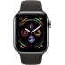Apple Watch Series 4 GPS + Cellular 40mm Space Black Stainless Steel Case Black Sport Band MTVL2
