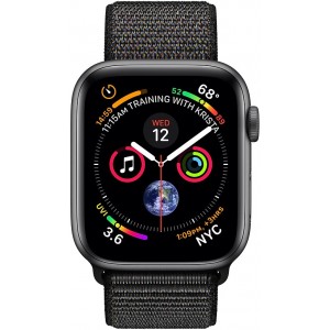 Apple Watch Series 4 GPS + Cellular 40mm Space Black Stainless Steel Case Space Black Milanese MTVM2