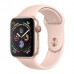 Apple Watch Series 4 GPS + Cellular 44mm Gold Aluminum Case with Pink Sand Sport Band MTVW2