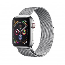 Apple Watch Series 4 GPS + Cellular 44mm Stainless Steel Case with Milanese Loop MTV42