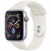 Apple Watch Series 4 GPS 44mm Silver Aluminum Case with White Sport Band MU6A2