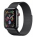 Apple Watch Series 4 GPS 44mm Space Black Stainless Steel with Space Black Milanese Loop MTV62