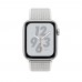 Apple Watch Series 4 Nike 44mm GPS + Cellular Silver Alum Summit White Nike Sport Loop Silver MTXA2