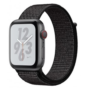 Apple Watch Series 4 Nike+ 40mm GPS + Cellular Space Gray Aluminum Case Black Nike Sport Loop MTXH2