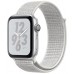 Apple Watch Series 4 Nike+ 44mm GPS Silver Aluminum Case with Summit White Nike Sport Loop MU7H2