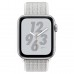 Apple Watch Series 4 Nike+ 44mm GPS Silver Aluminum Case with Summit White Nike Sport Loop MU7H2