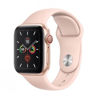 Apple Watch Series 5 GPS + Cellular 40mm Gold Aluminum Case With Pink Sand Sport Band MWWP2/MWX22