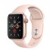 Apple Watch Series 5 GPS + Cellular 40mm Gold Aluminum Case With Pink Sand Sport Band MWWP2/MWX22