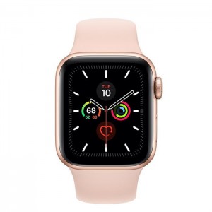 Apple Watch Series 5 GPS + Cellular 40mm Gold Aluminum Case With Pink Sand Sport Band MWWP2/MWX22