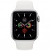 Apple Watch Series 5 GPS + Cellular 40mm Silver Aluminum Case With White Sport Band MWWN2/MWX12