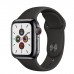 Apple Watch Series 5 GPS + Cellular 40mm Space Black Stainless Steel Case Black Sport Band MWWW2