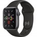 Apple Watch Series 5 GPS + Cellular 40mm Space Gray Aluminum Case Black Sport Band MWWQ2/MWX32