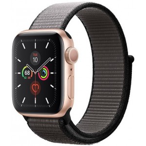 Apple Watch Series 5 GPS 40mm Silver Aluminum Case With Anchor Gray Sport Loop MWRX2