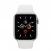 Apple Watch Series 5 GPS 40mm Silver Aluminum Case with White Sport Band MWV62