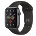 Apple Watch Series 5 GPS 44mm Space Gray Aluminum Case With Black Sport Band MWVF2