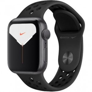 Apple Watch Series 5 Nike GPS 40mm Space Gray Aluminum Case Anthracite/Black Nike Sport Band MX3T2
